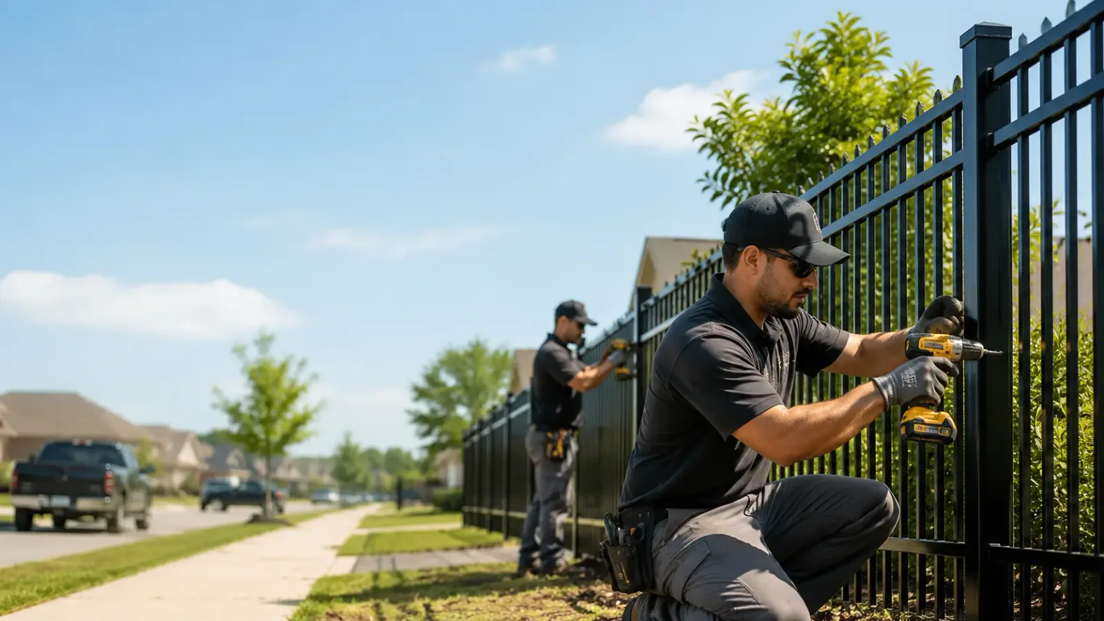 Metal Fence Installation in Collinsville, VA